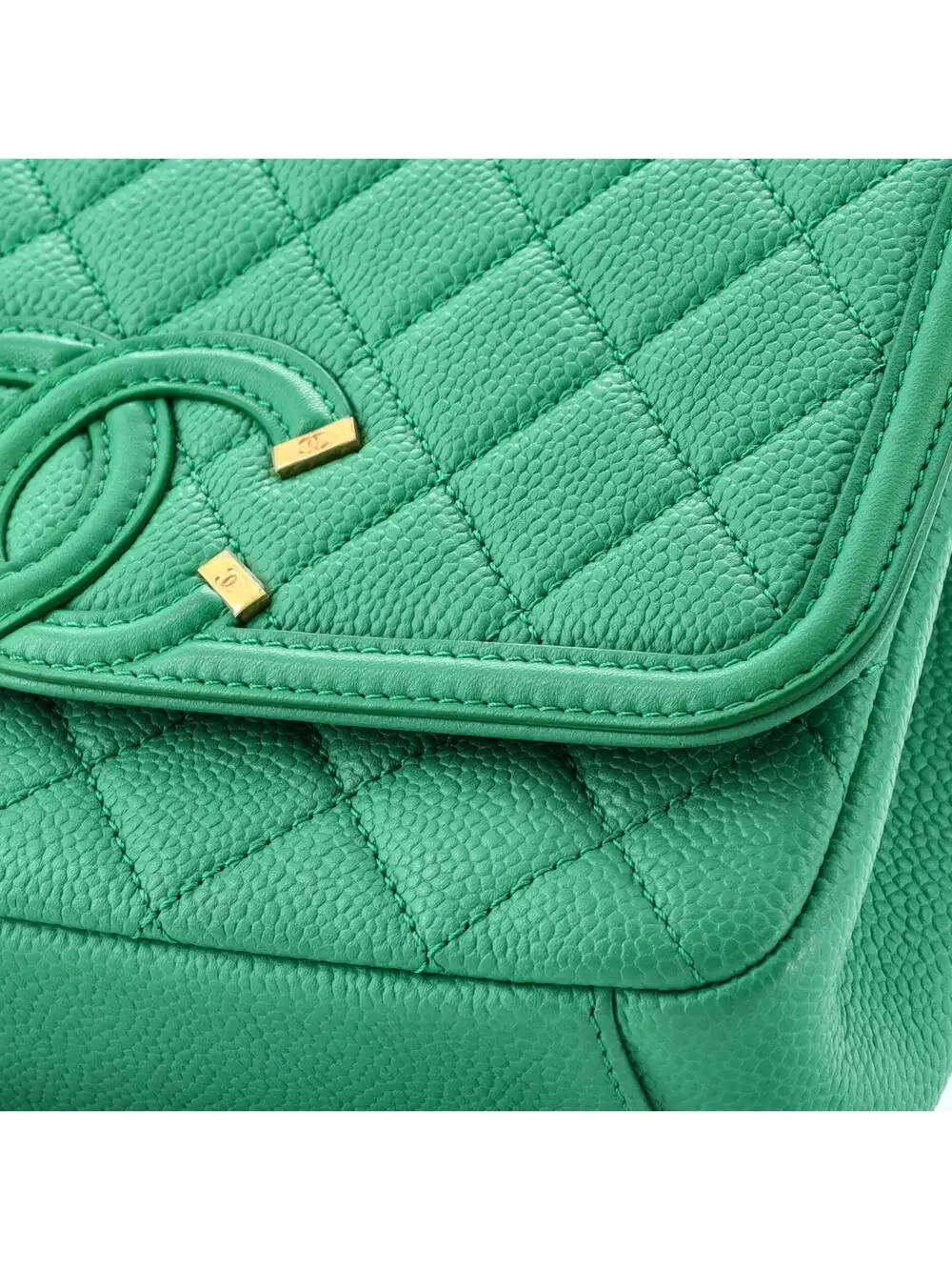Chanel Filigree Flap Bag Quilted Caviar #307039C30B